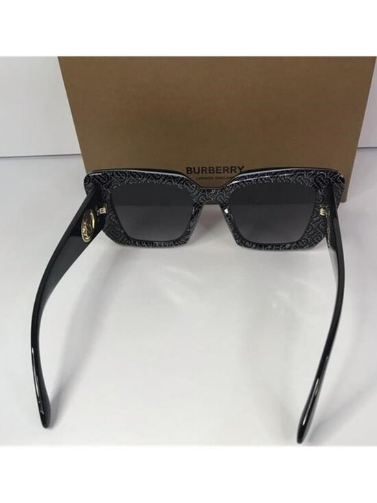 ? - New Authentic Burberry Dark Grey Cat Eye Ladies Sunglasses 0BE4344 main image 7